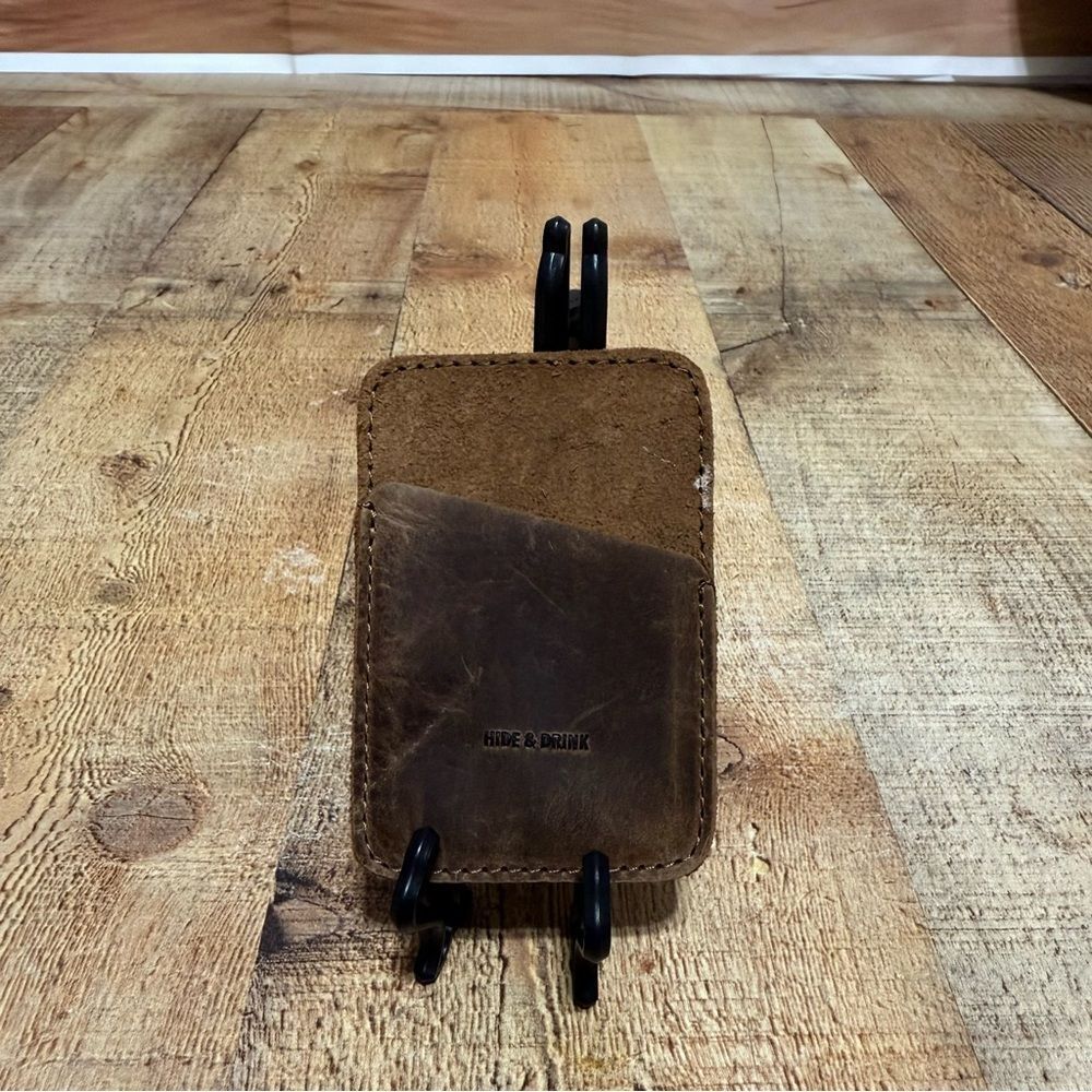 Hide & drink Minimalist leather Card Holder